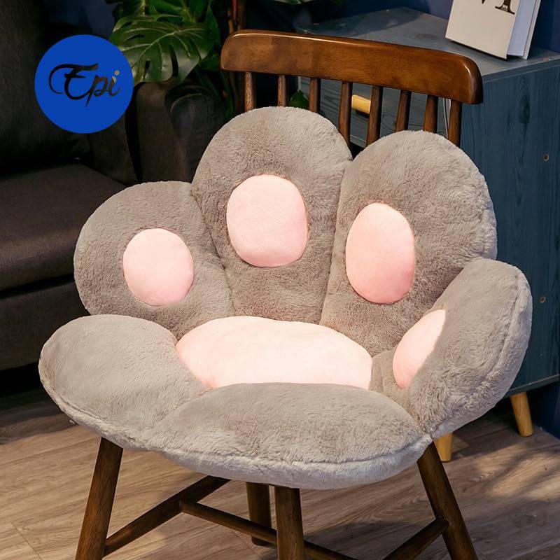 cat paw chair pillow