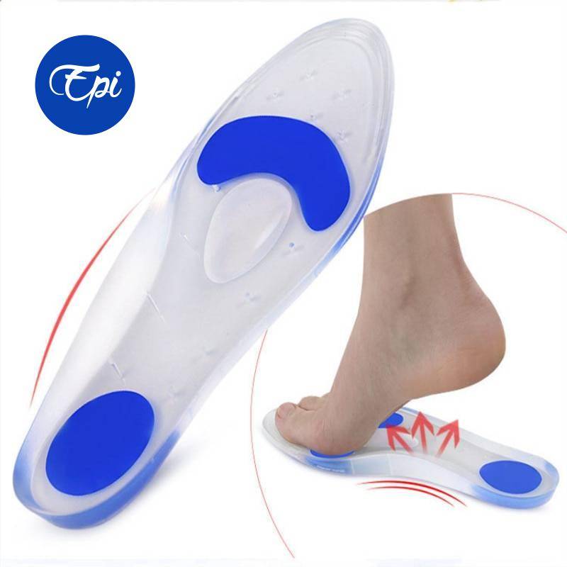 Silicone Orthopedic Insoles Flat Foot Correction Arch Support healthepi ...