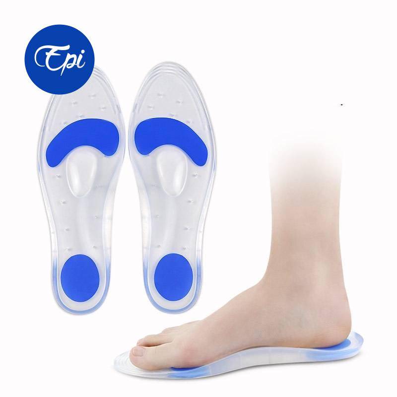 Silicone Orthopedic Insoles Flat Foot Correction Arch Support healthepi ...